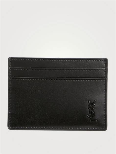 mens ysl card holder|ysl zipped card holder.